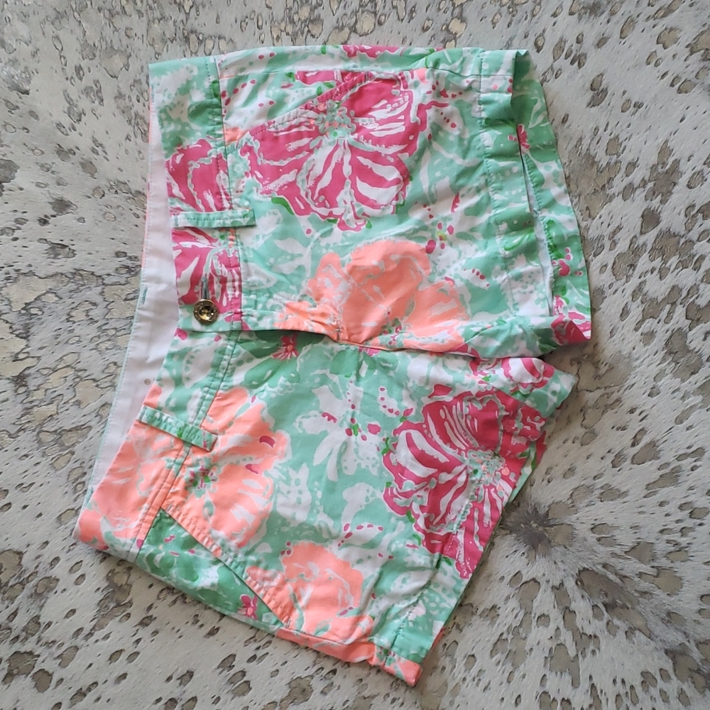 Lilly Pulitzer The Callahan Short Multi Tropical Punch Sz2
